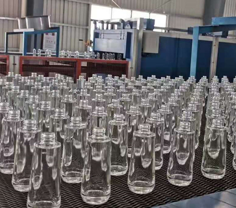 Glass bottle production line
